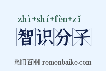 智识分子是什么意思的图片